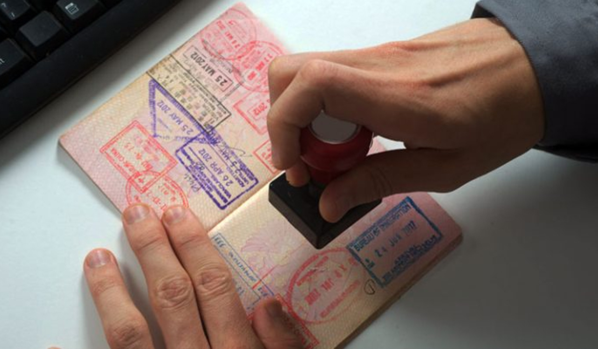 Visa stamp